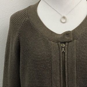GAP | Long Sleeve Zipper Sweater